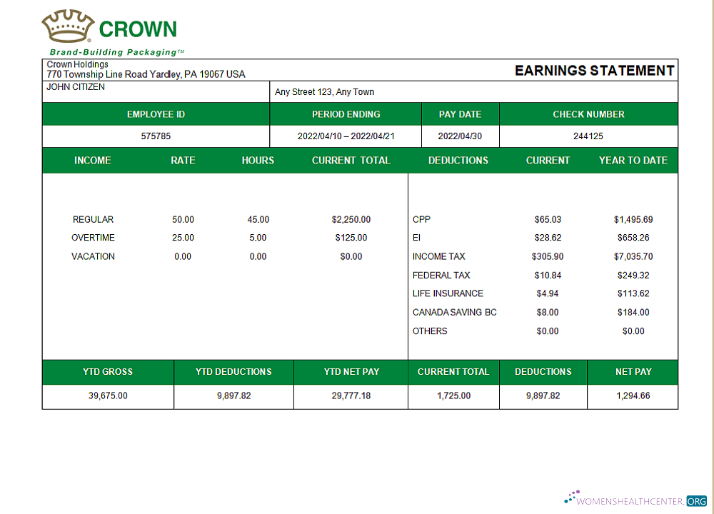 Download USA packaging company employee sheet Photoshop template